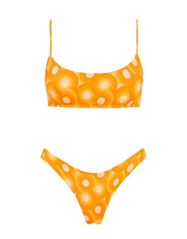 MICA - TANGERINE Scoop Bikini Set