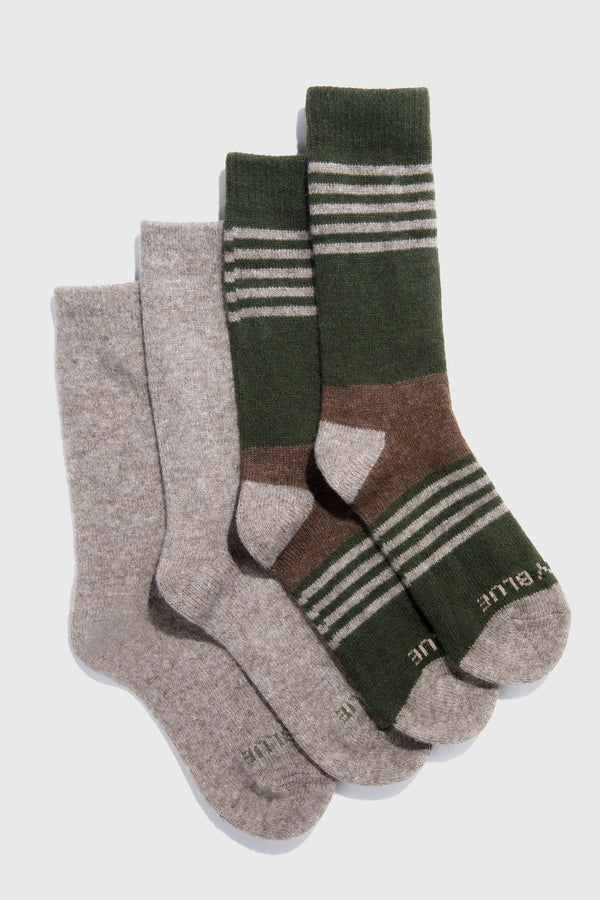 Yak Wool - Everyday Crew Sock - 2 Pack