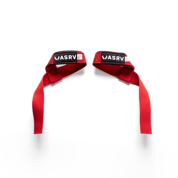 Padded Lifting Straps - Akira Red