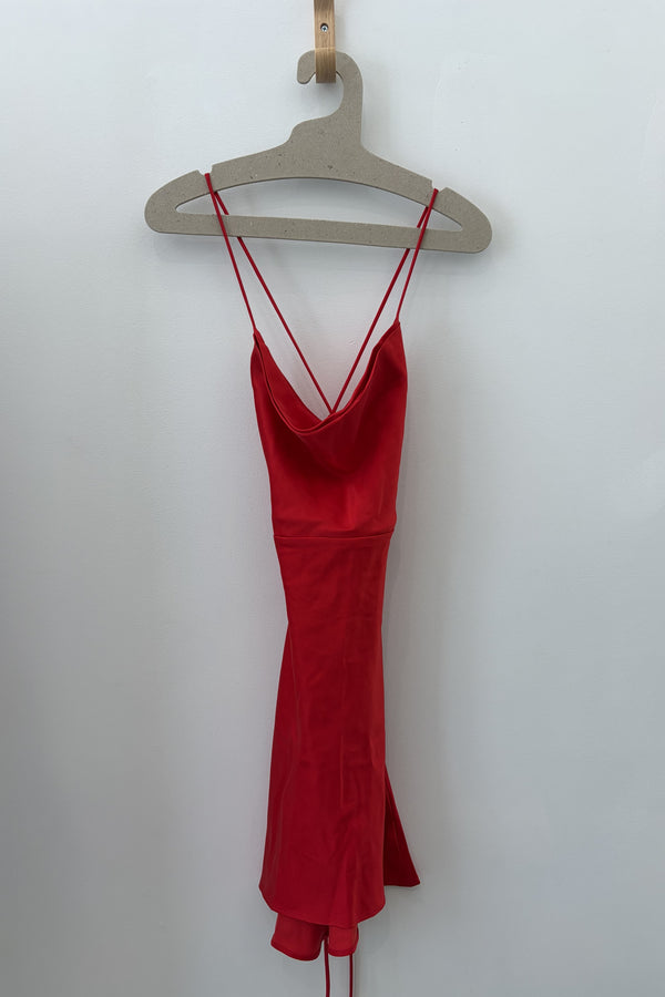 Sample Sale Zoe Dress in Red