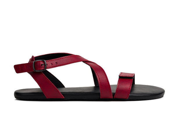 Women's Hava barefoot burgundy sandals