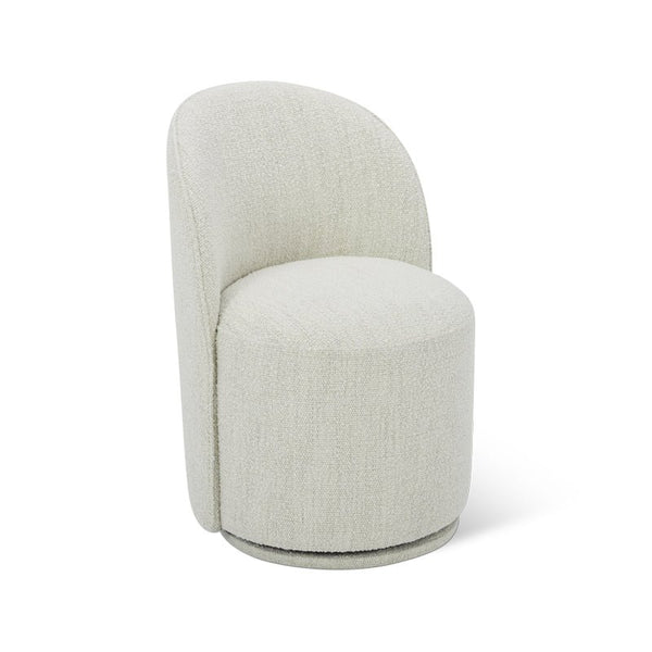 Dialed In Swivel Dining Chair, Sea Pearl