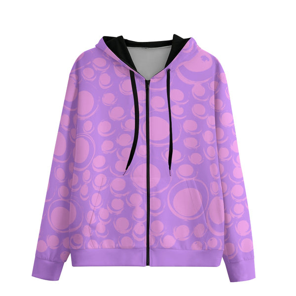 Zine Seen Pastel Yami Kawaii Zip Up Hoodie