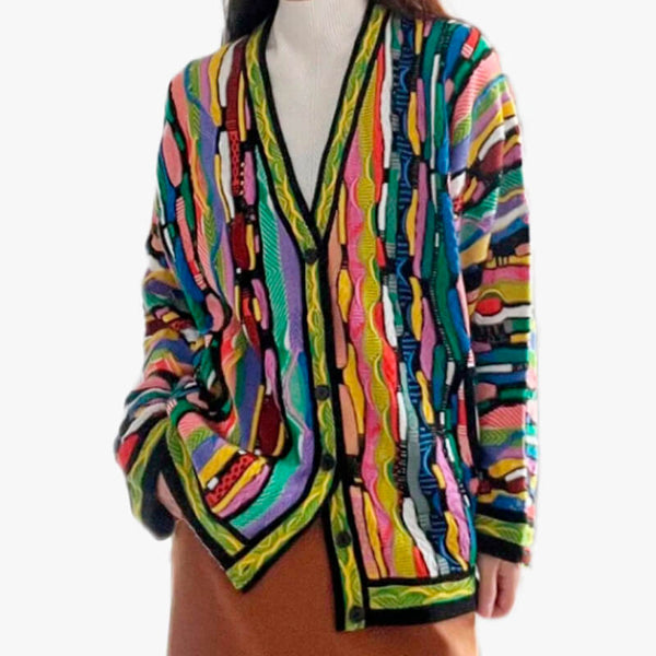 Grandmacore Aesthetic Coogi Cardigan Soft Colors