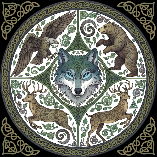 Celtic Mandala (200 Piece Wooden Puzzle)