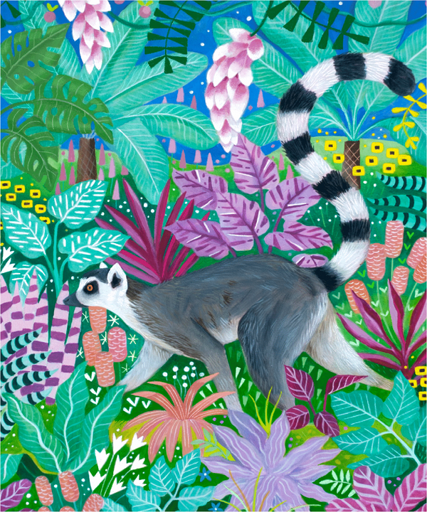 Loping Lemur (57 Piece Mini Puzzle)