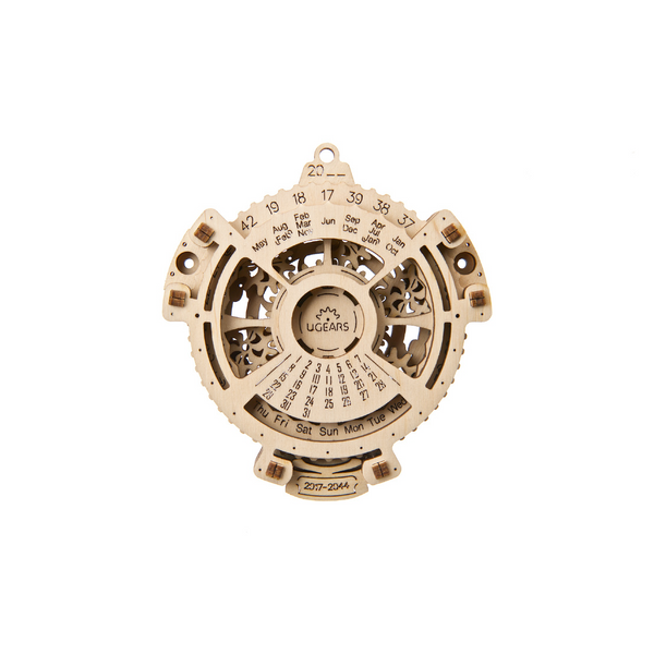 UGears Date Navigator 2.0 | 3D Wooden Mechanical Puzzles | STEM Building & Engineering Kits
