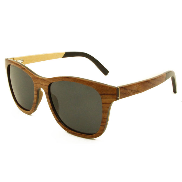 Huron - Layered Wood Sunglasses