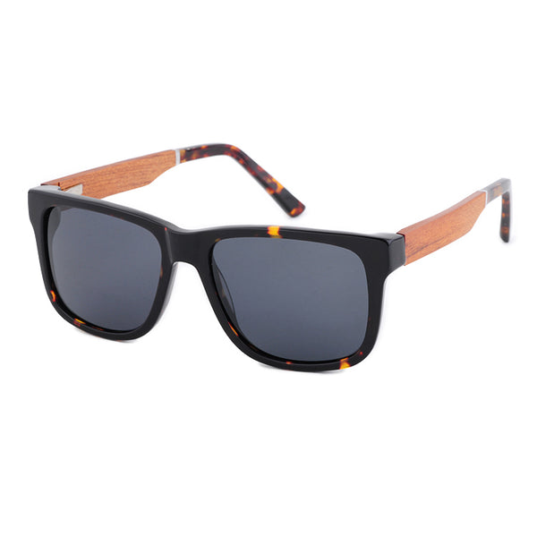 Lincoln Acetate/Wood Sunglasses