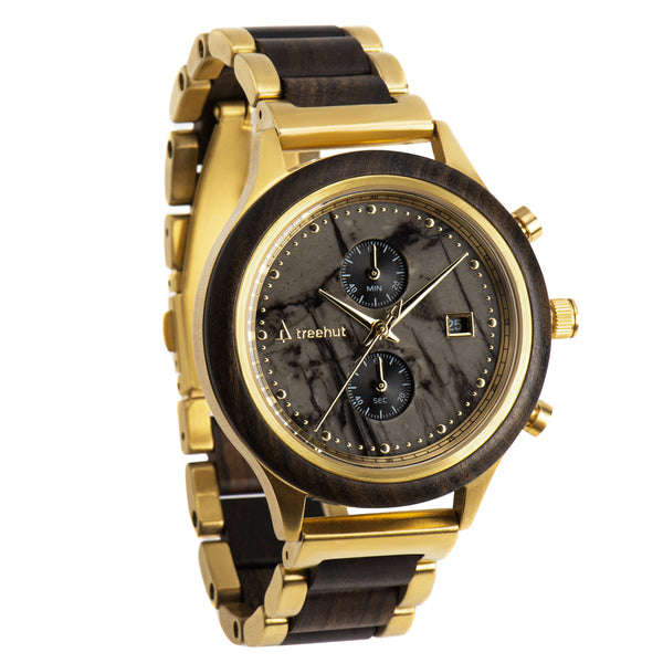 Rise Ebony Marble Gold