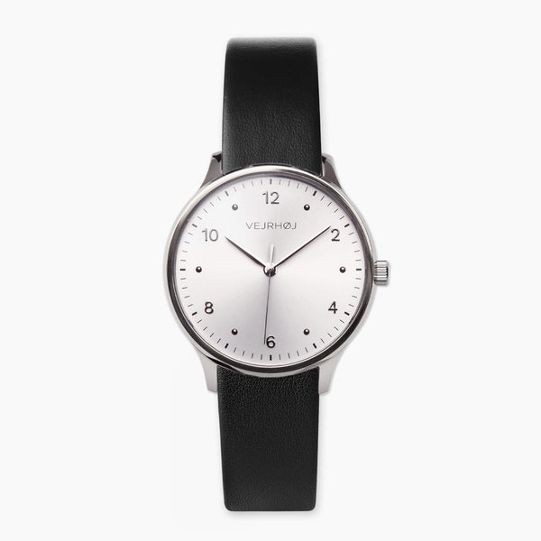 Petite | Royal silver | black strap