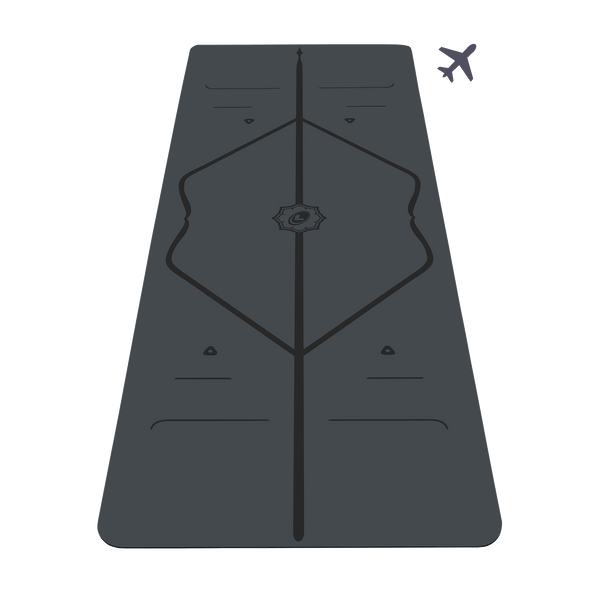 VNP Liforme Classic Travel Yoga Mat Grey - Handled