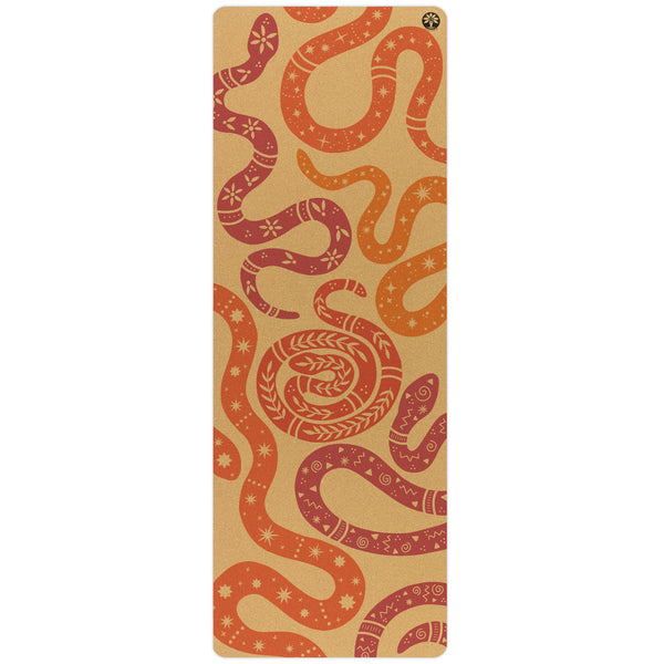 Awaken and Transform Aura Cork Yoga Mat