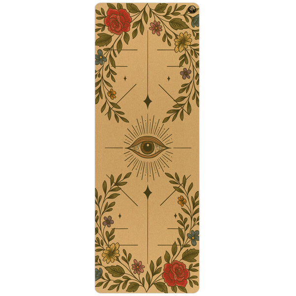 Infinite Bloom Aura Cork Yoga Mat